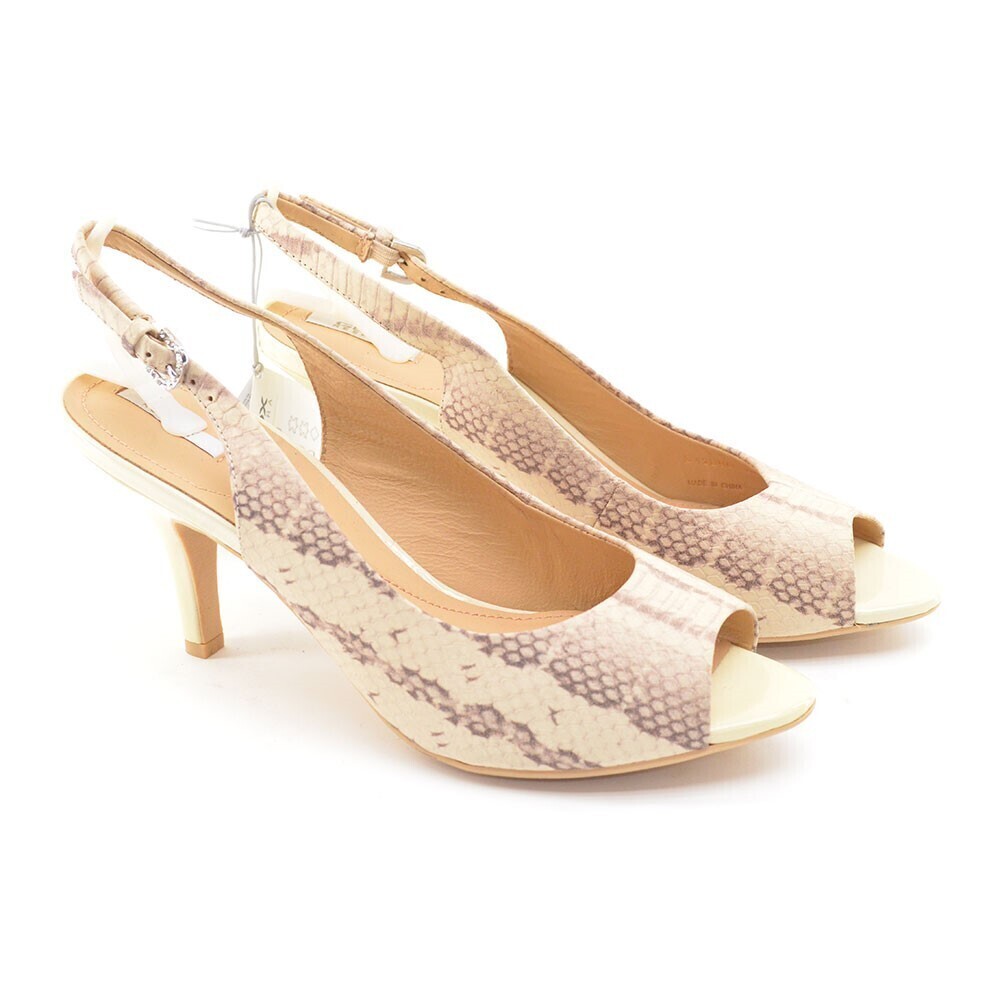Geox Respira Donyale Snake Slingback Pumps 9.5 M New